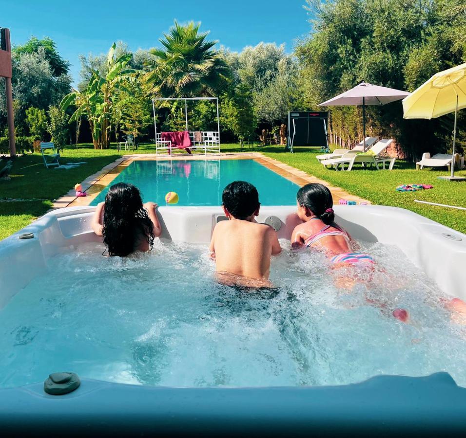 מרקש Ilafe Farmhouse, Villa Avec Piscine Chauffee Privee Et Jacuzzi Pour Familles מראה חיצוני תמונה