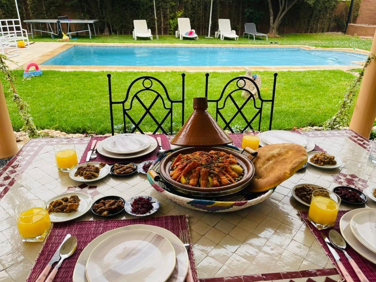 מרקש Ilafe Farmhouse, Villa Avec Piscine Chauffee Privee Et Jacuzzi Pour Familles מראה חיצוני תמונה