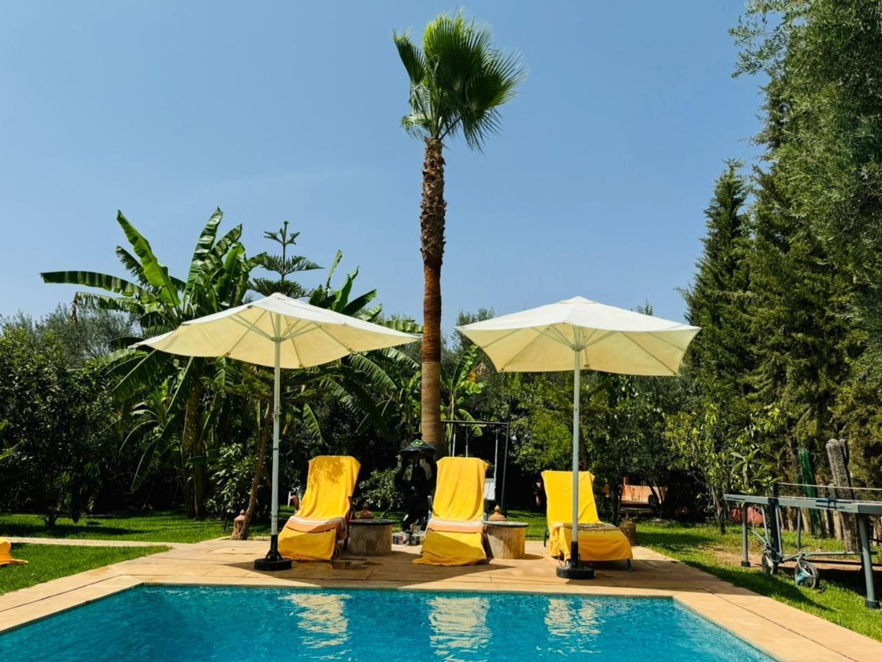 מרקש Ilafe Farmhouse, Villa Avec Piscine Chauffee Privee Et Jacuzzi Pour Familles מראה חיצוני תמונה