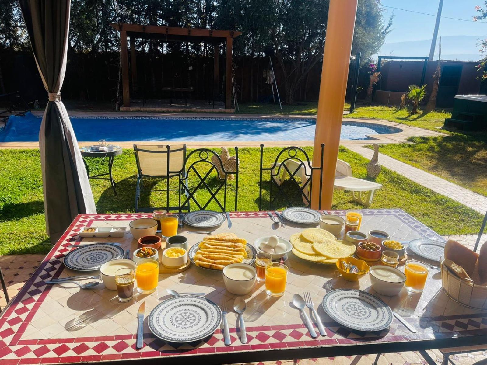 מרקש Ilafe Farmhouse, Villa Avec Piscine Chauffee Privee Et Jacuzzi Pour Familles מראה חיצוני תמונה